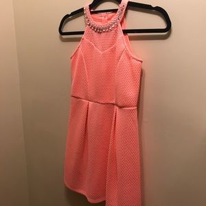Girls beaded neck dress, Sz 12